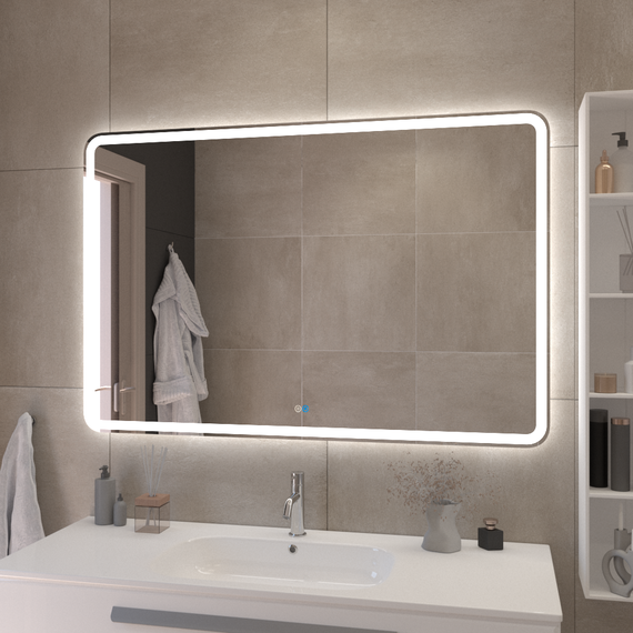 Зеркало Cezares Ellisse 120 см CZR-SPC-MC-1200-800-RGB-TCH - фото 2