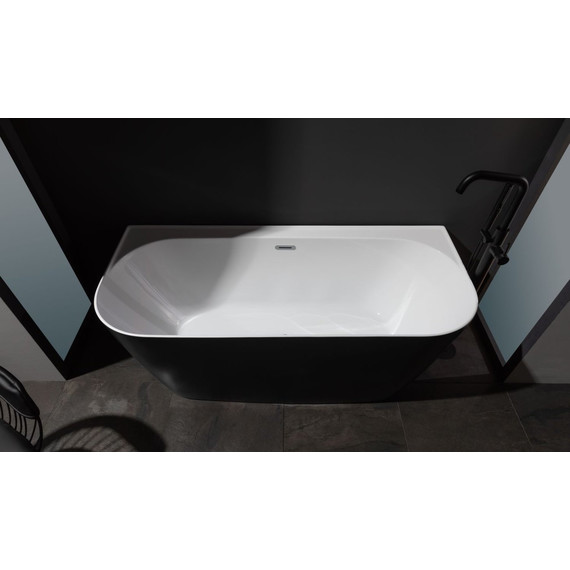 Акриловая ванна Allen Brau Priority 170x78 2.31003.20/AM (панель антрацит) - фото 6