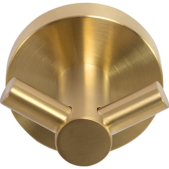 Двойной крючок Cezares Relax RELAX-HKD-BORO, цвет брашированное золото, Цвет производителя: брашированное золото - фото, картинка 2 Двойной крючок Cezares Relax RELAX-HKD-BORO, цвет брашированное золото, Цвет производителя: брашированное золото - фото 2