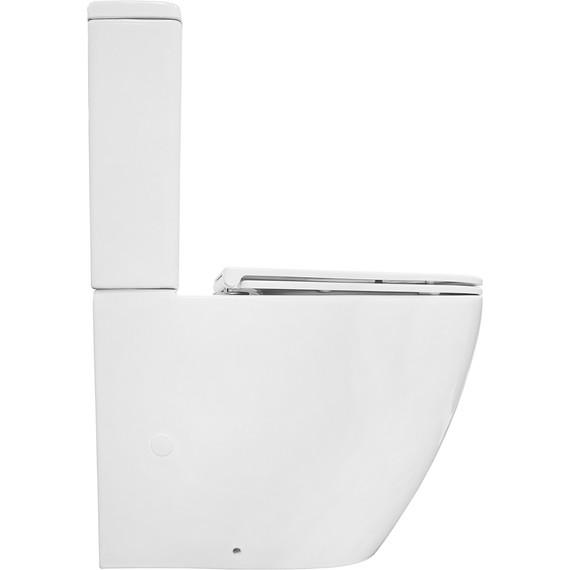 Унитаз-компакт безободковый Azario Grado AZ-2141 UQ1 с крышкой микролифт - фото 11