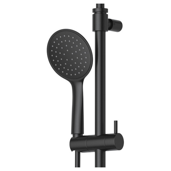 Душевая стойка Cezares LEAF-CDA-25-L-NOP, чёрный матовый, Цвет производителя: чёрный матовый - фото 3