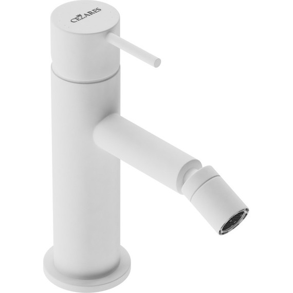 Смеситель для биде Cezares LEAF-BSM-L-BIO, белый матовый - фото 2