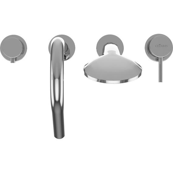 Смеситель для ванны Cezares LEAF-BVDM4-L-01 - фото 5