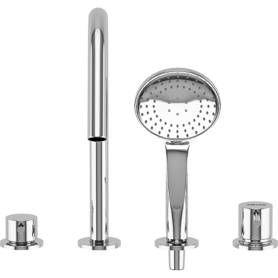 Смеситель для ванны Cezares LEAF-BVDM4-L-01 - фото 3