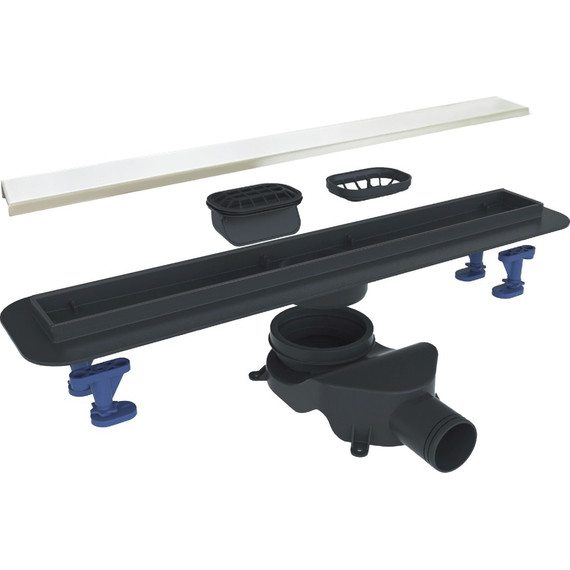 Трап Belbagno Luce 60 см BB-LD-LUCE-60-BIANCO, белый матовый (под плитку), Цвет производителя: белый матовый, Размер трапа: 550 - фото 
