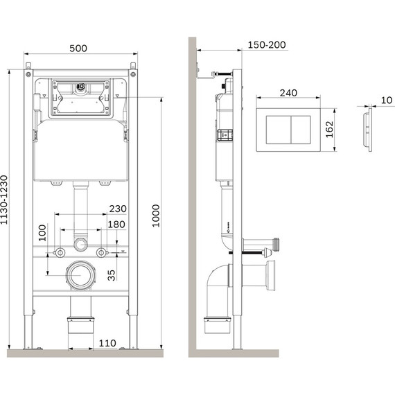 Инсталляция для подвесного унитаза Am.Pm PrimeFit S I012709.0238 - фото 3