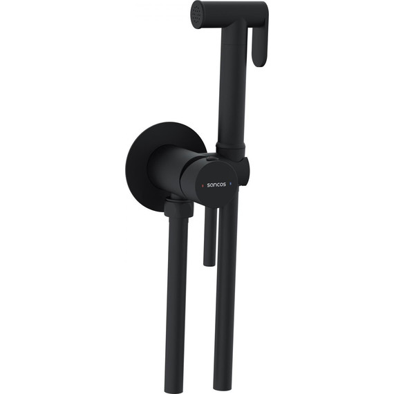 Набор для гигиенического душа Sancos Start SC1001MB, чёрный матовый (скрытая часть) - фото 
