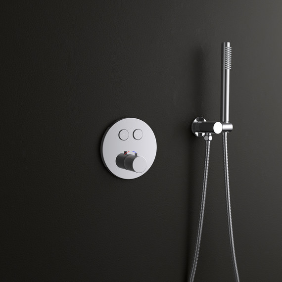 Душевая система для душа с термостатом Timo Saona SX-2370/00SM, хром (верхний душ 500 мм) - фото 5