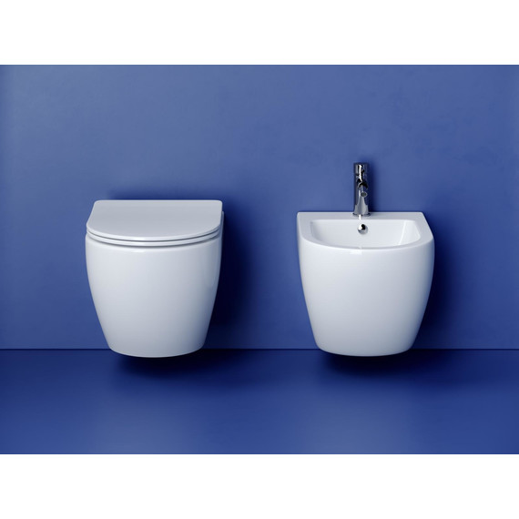 Унитаз подвесной безободковый Ceramicanova Metropol CN4002T с тонкой крышкой микролифт - фото 11