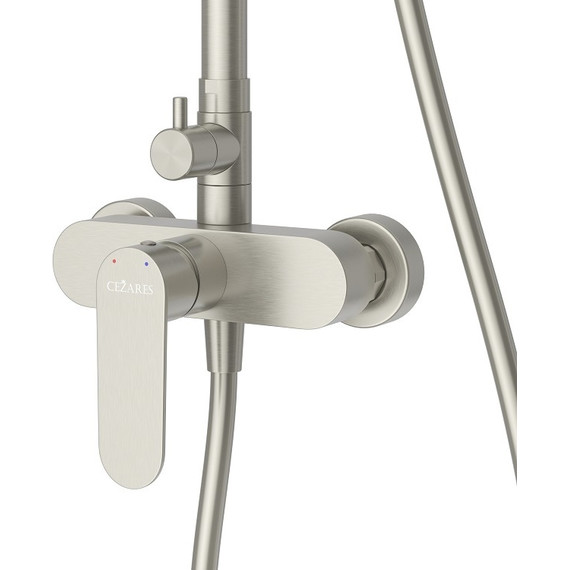 Душевая стойка Cezares STYLUS-CD-IN, сатин, Цвет производителя: сатин - фото 3