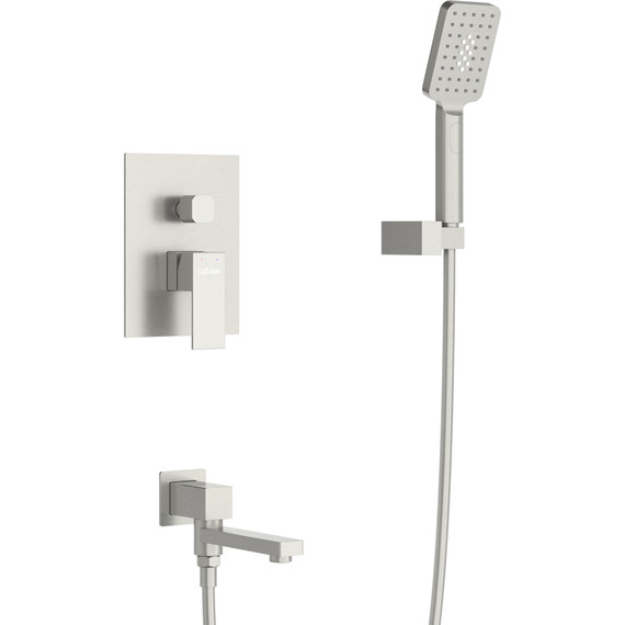 Душевая система для ванны Cezares SLIDER-VDSET-IN, сатин, Цвет производителя: сатин - фото 4