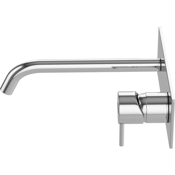 Смеситель для раковины настенный Cezares LEAF-BLI1-L-01-W0 (со скрытой частью) - фото 6