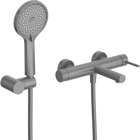 Смеситель для ванны Cezares RELAX-VD-NOP, чёрный матовый, Цвет производителя: чёрный матовый - фото 2