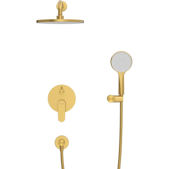 Душевая система для душа Cezares STYLUS-DSET-BORO, брашированное золото, Цвет производителя: брашированное золото - фото 3