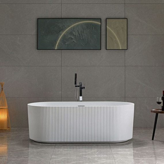 Ванна отдельностоящая Vincea 170x80 см VBT-426-1700MW, белый матовый - фото 2