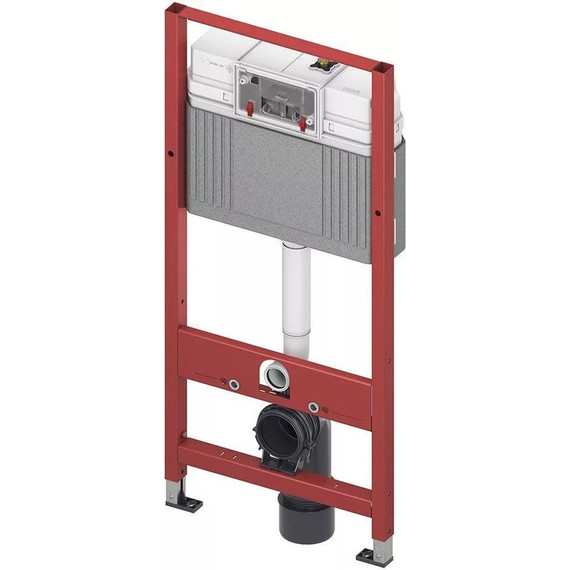 Инсталляция с подвесным унитазом комплект: TECEbase 2.0 9400412 с подвесным безободковым унитазом Aquatek Европа AQ1900T-00 сиденье микролифт, крепление, кнопка смыва хром глянцевый (Система смыва торнадо) - фото 3