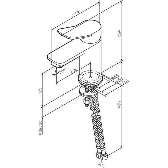 Смеситель для раковины AM.PM X.Joy F85A02144, розовое золото, Цвет производителя: розовое золото - фото 11