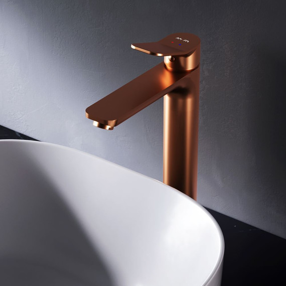 Смеситель для раковины высокий AM.PM X.Joy F85A92044, розовое золото, Цвет производителя: розовое золото - фото 3