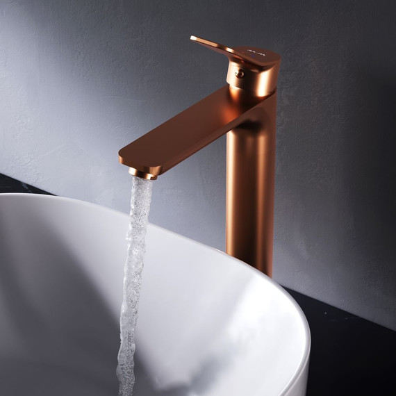 Смеситель для раковины высокий AM.PM X.Joy F85A92044, розовое золото, Цвет производителя: розовое золото - фото 4