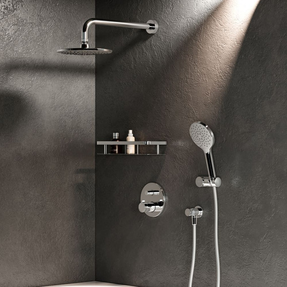 Душевая система для душа с термостатом Am.Pm X-Joy FT85A1RH10 - фото 2
