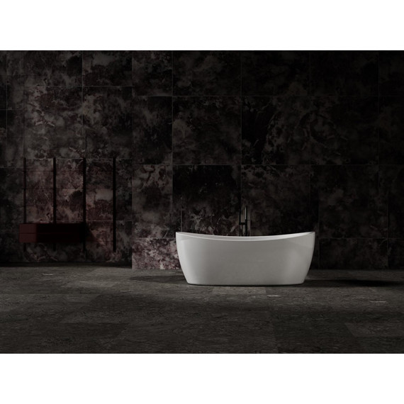 Ванна отдельностоящая Solid Surface Vincea 170x80 см VBT-6S03MW, белый матовый - фото 3