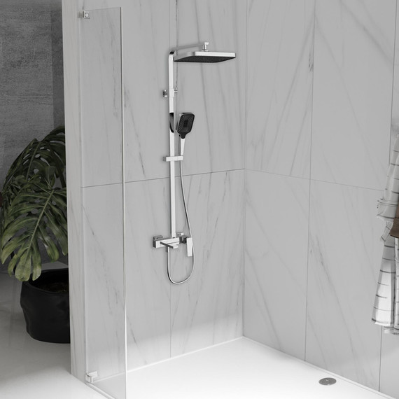 Душевая система для ванны Vincea Cube VSFS-4C12CH - фото 2