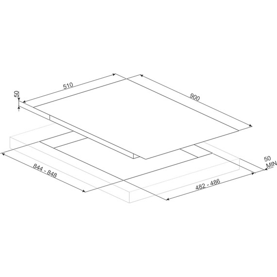 Газовая варочная поверхность Smeg Dolce Stil Novo PV695LCNR - фото 7