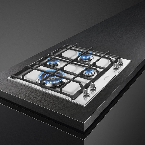 Газовая варочная поверхность Smeg Linea PX164L - фото 4