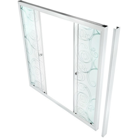 Шторка для ванны Triton Узор 170, белый/узор - фото 2