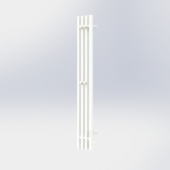 Полотенцесушитель электрический Тругор Пэк сп Вектор кв 4 П4 150х1200 мм (возможность скрытого подключения) 00-00045251, белый - фото 2