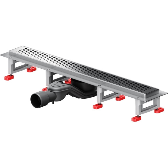 Душевой трап (лоток) 60 AM.PM MasterFlow W01SC-P11-060-01SB комбинированный затвор со стальной матовой решеткой - фото 2