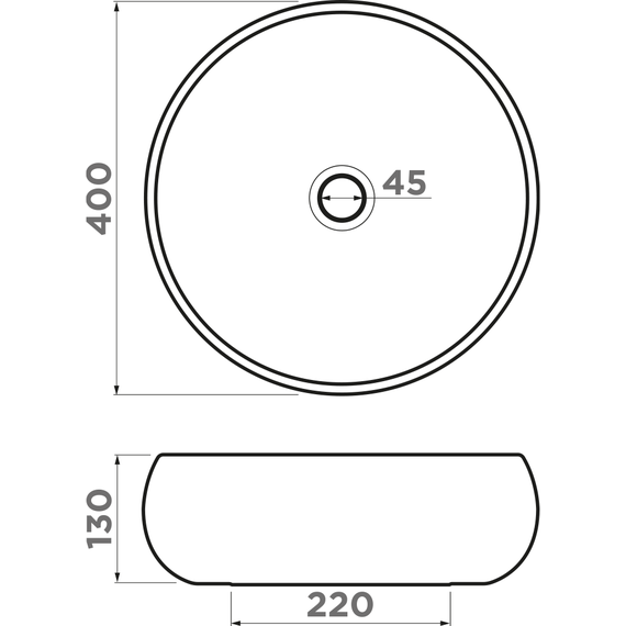 Раковина-чаша Omoikiri Fumico-NU 40 см 4972079, чёрный - фото, картинка 4 Раковина-чаша Omoikiri Fumico-NU 40 см 4972079, чёрный - фото 4