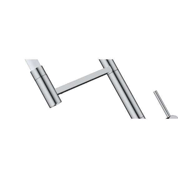 Смеситель для кухни Omoikiri Kanto-2 Plus-SB C-WH 4994400, хром/белый - фото 2