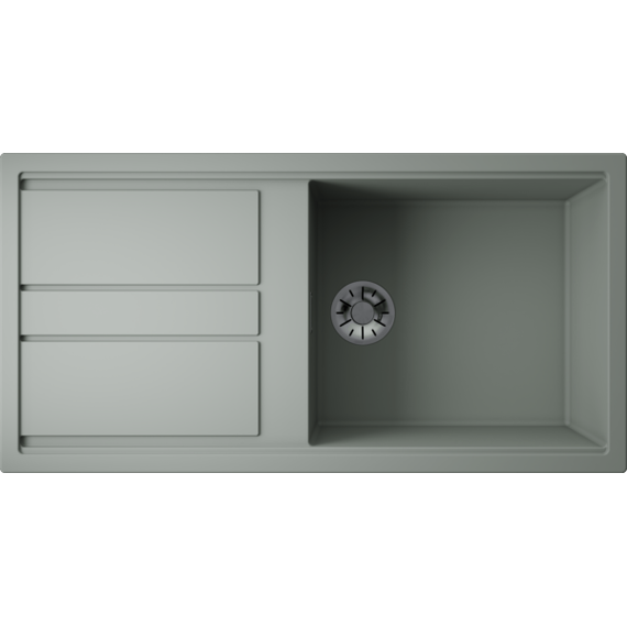 Кухонная мойка Omoikiri Kitagawa 100-WG 4993251, wind green, Цвет производителя: wind green - фото 2