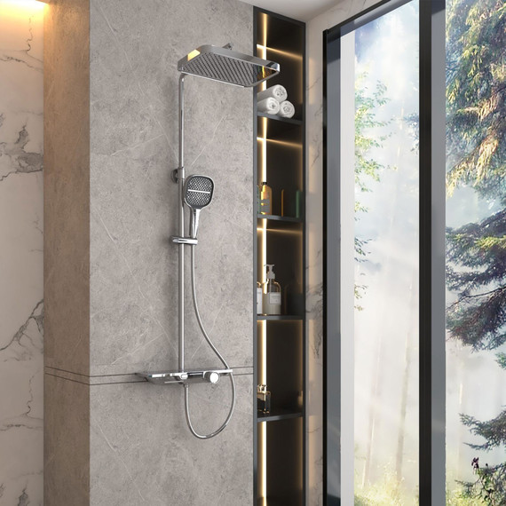 Душевая система для ванны Vincea VSFS-411CH - фото 2