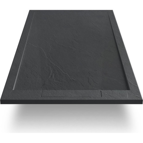 Поддон каменный Vincea 140х90 см VST-4SRL9014A, антрацит - фото 2