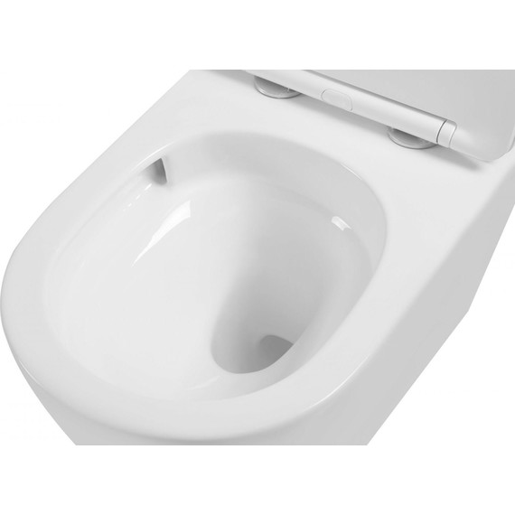 Унитаз подвесной безободковый Vincea Tornado Globo VT1-14ST (Система смыва торнадо) с крышкой микролифт - фото 3