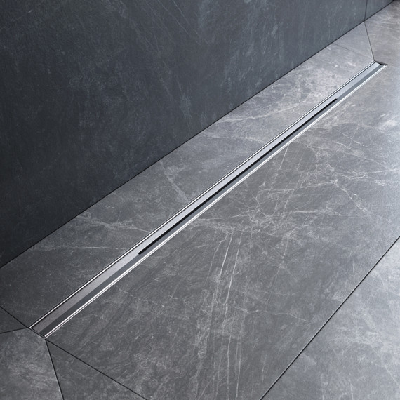 Душевой трап (лоток) 100 AM.PM MasterFlow Slim W01SC-S11-100-05SB комбинированный затвор со стальной матовой решеткой - фото 3