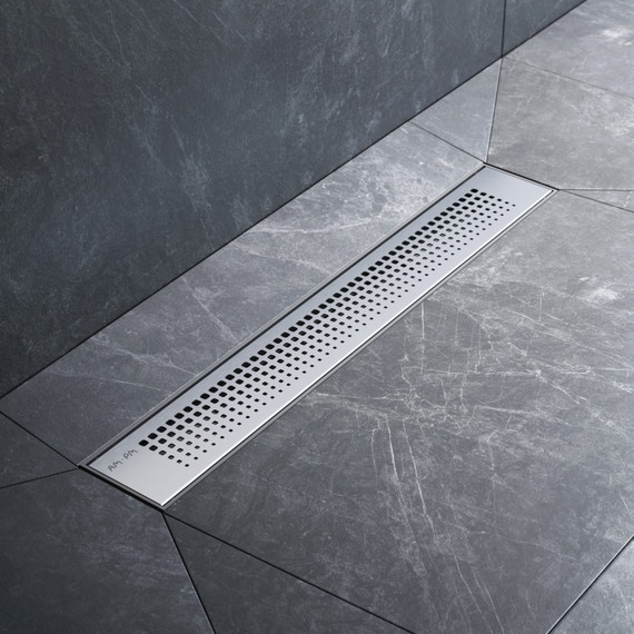 Душевой трап (лоток) 50 AM.PM PrimeFlow W02SC-P11-050-01SB комбинированный затвор со стальной матовой решеткой - фото 3