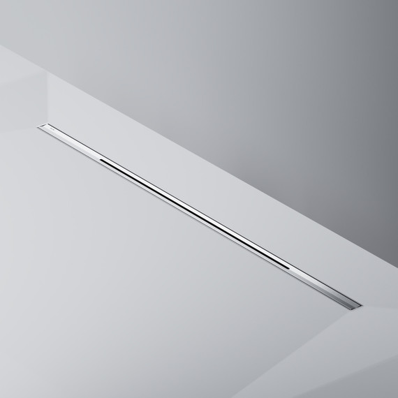 Душевой трап (лоток) 100 AM.PM MasterFlow Slim W01SC-S11-100-05SB комбинированный затвор со стальной матовой решеткой - фото 6