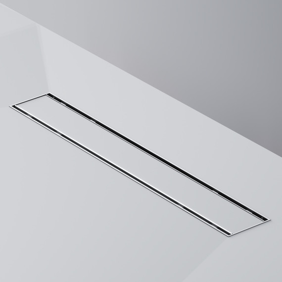 Душевой трап (лоток) 50 AM.PM PrimeFlow W02SC-U11-050-04SB комбинированный затвор со стальной матовой решеткой под плитку, Цвет производителя: хром, Размер трапа: 500 - фото 6