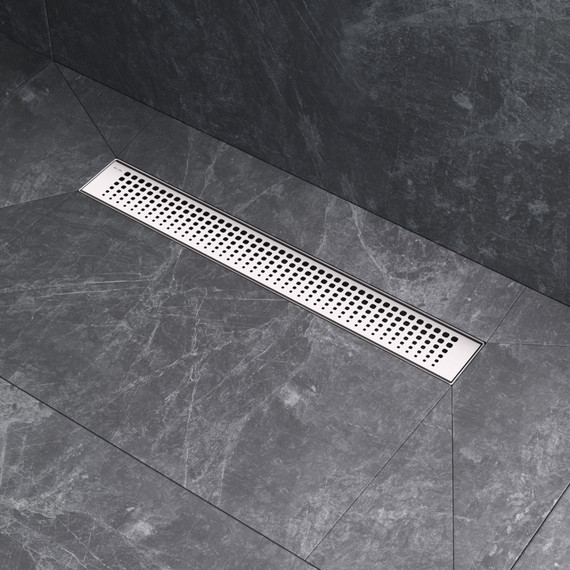 Душевой трап (лоток) 50 AM.PM MasterFlow W01SC-P11-050-01SB комбинированный затвор со стальной матовой решеткой - фото 5