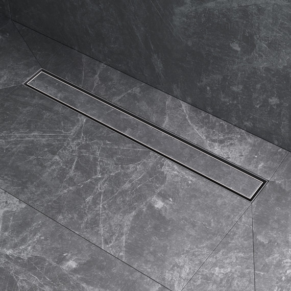 Душевой трап (лоток) 60 AM.PM MasterFlow W01SC-U11-060-04SB комбинированный затвор со стальной матовой решеткой под плитку, Цвет производителя: хром, Размер трапа: 600 - фото 5