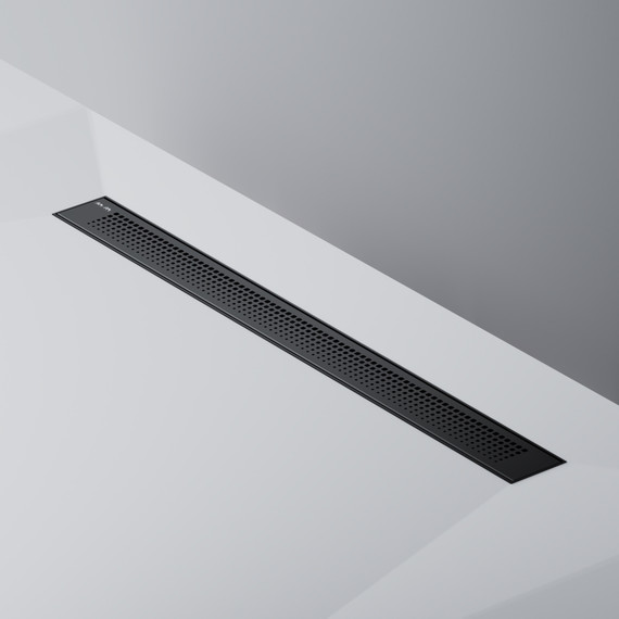 Душевой трап (лоток) 80 AM.PM PrimeFlow W02SC-P11-080-01BM комбинированный затвор с черной матовой решеткой - фото 6