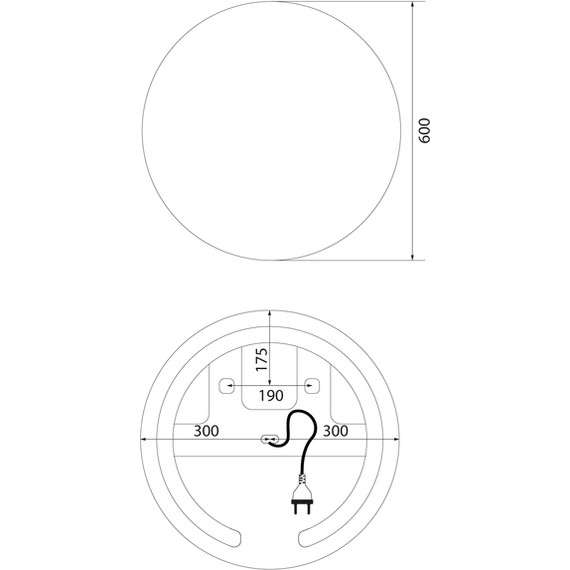Зеркало Iddis Bild Led 60х60 см BIL60T0i98 - фото 4