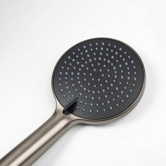 Душевой гарнитур Iddis Optima Home OPH3F20i16 со штангой 70 см, графит - фото 4