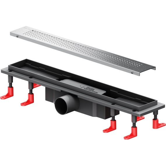 Душевой трап (лоток) 50 AM.PM PrimeFlow W02SC-P11-050-01SB комбинированный затвор со стальной матовой решеткой - фото 11