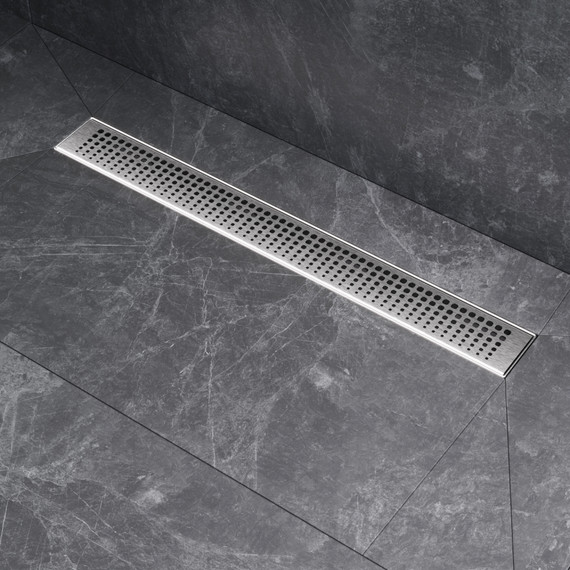 Душевой трап (лоток) 60 AM.PM MasterFlow W01SC-P11-060-01SB комбинированный затвор со стальной матовой решеткой - фото 5