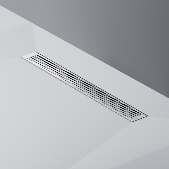 Душевой трап (лоток) 60 AM.PM MasterFlow W01SC-P11-060-01SB комбинированный затвор со стальной матовой решеткой - фото 6