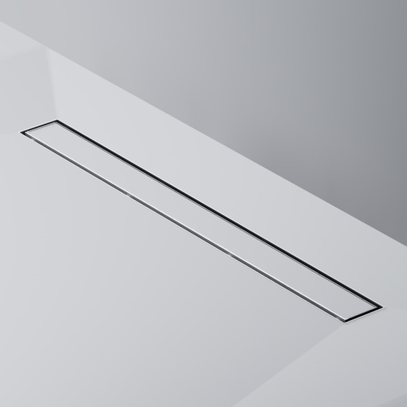 Душевой трап (лоток) 70 AM.PM MasterFlow W01SC-U11-070-04SB комбинированный затвор со стальной матовой решеткой под плитку - фото 6